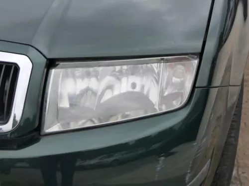 Fabia 6Y Stoßstange Stoßfänger vorne grün LF8C - Gitter (201600)