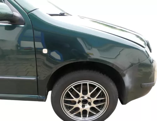 Skoda Fabia 6Y Kotflügel vorne rechts grün LF8C auch Kombi Facelift