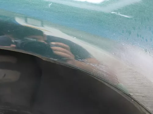 Skoda Fabia 6Y Kotflügel vorne rechts grün LF8C auch Kombi Facelift (201601)