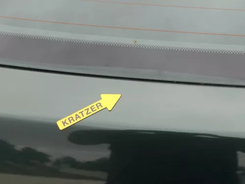 Fabia 6Y6 Schrägheck Heckklappe Kofferraumklappe hinten grün LF8T Scheibe (201602)