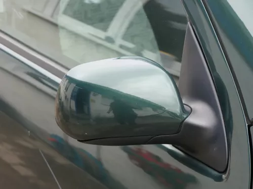 Skoda Fabia 6Y elektrisch Spiegel Außenspiegel rechts mit Glas grün LF8C (201608)