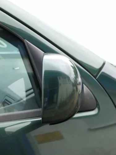 Skoda Fabia 6Y elektrisch Spiegel Außenspiegel rechts mit Glas grün LF8C (201608)