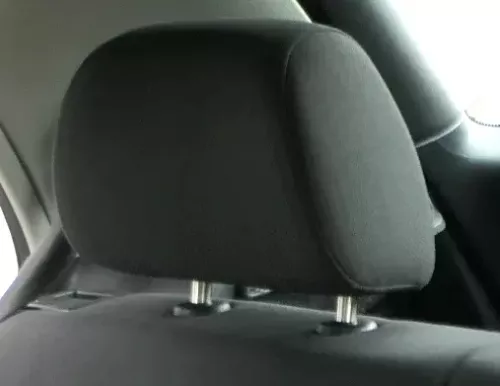 1x Fabia 6Y Kopfstütze hinten rechts / links - dunkel anthrazit - verstellbar