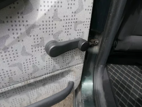 1x Fabia 6Y Kombi Türverkleidung Verkleidung Tür hinten links schwarz anthrazit (201615)