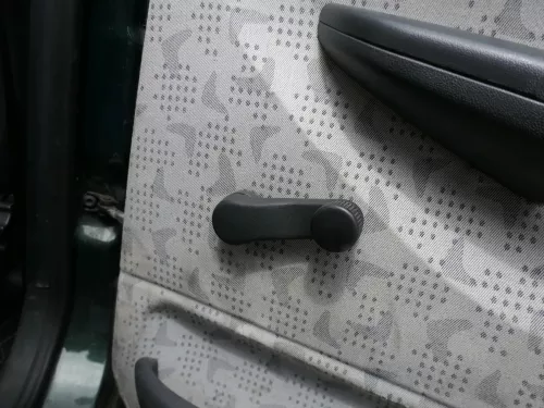 1x Fabia 6Y Kombi Türverkleidung Verkleidung Tür hinten rechts schwarz anthrazit (201616)