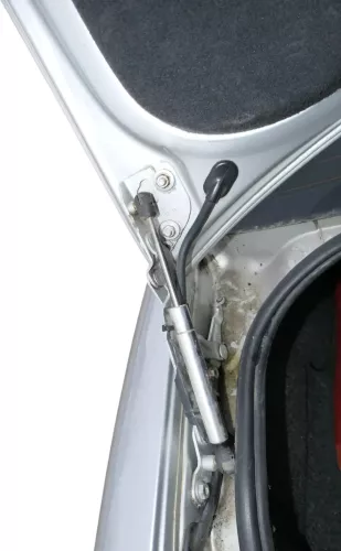 Skoda Superb 3U Dämpfer Heckklappe hinten links Scharnier silber LF7T