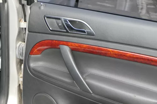 1x Skoda Superb 3U Türverkleidung Verkleidung Tür hinten rechts Leder onyx (201665)