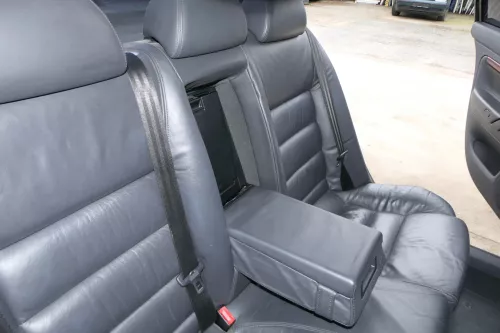 Skoda Superb 3U Sitz Sitze hinten Rückbank 3 Punkt Gurt Lehne Leder Sitzheizung (201669)