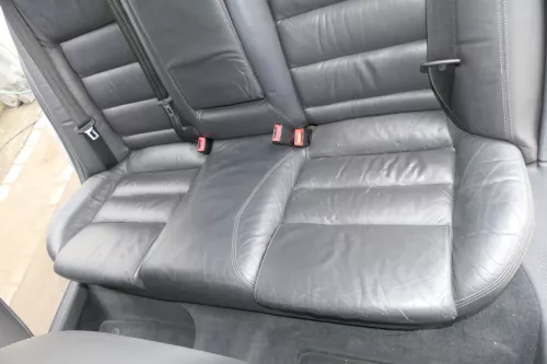 Skoda Superb 3U Sitz Sitze hinten Rückbank 3 Punkt Gurt Lehne Leder Sitzheizung (201669)