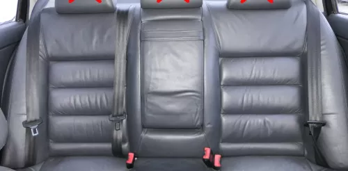 Skoda Superb 3U Sitz Sitze hinten Rückbank 3 Punkt Gurt Lehne Leder Sitzheizung