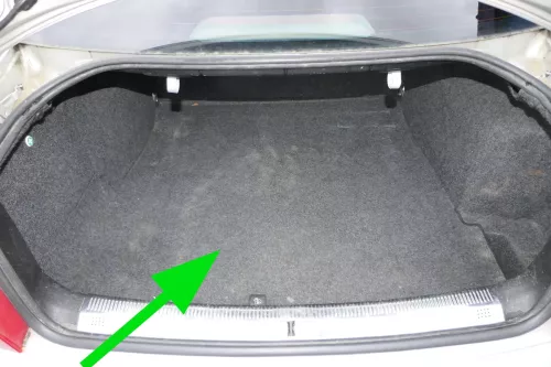 Skoda Superb 3U Verkleidung Teppich Kofferraum anthrazit