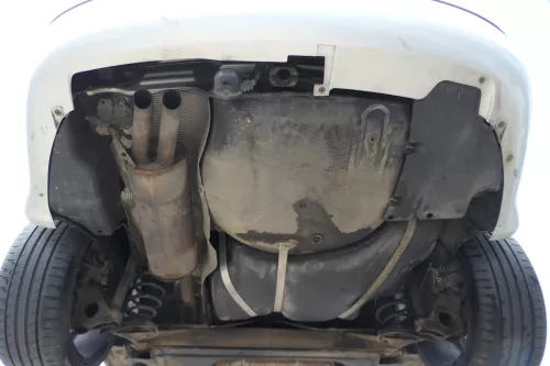 Skoda Superb 3U Auspuff Endschalldämpfer + Mittel hinten AWT 1,8T