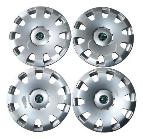 4 x Stück Original Skoda Octavia 1U Radzierkappe Radkappe 15 Zoll 1U0601147G