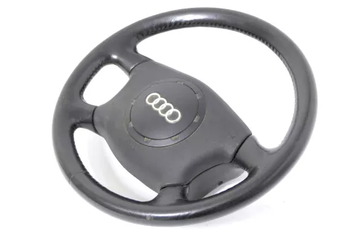 Audi A3 8L A6 4B A4 Lenkrad Lederlenkrad Leder 4-Speichen 8L0419091D (148665)