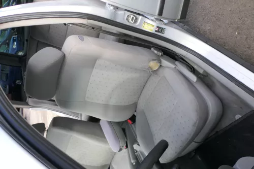 Q563 VW Passat 3BG 3B Sitz vorne links Fahrersitz grau (166909)