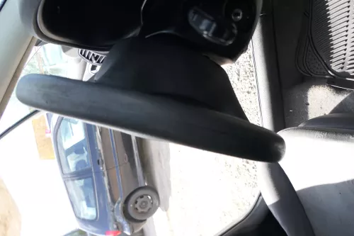 Q606 Seat Leon Toledo 1M Lenkrad 3 Speichen Leder Lederlenkrad Abnutzungen Airba