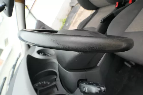 Q626 Seat Ibiza 6L 3-Speichen Lenkrad Airbag schwarz karbonschwarz Sportlenkrad (169255)