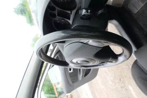 Q626 Seat Ibiza 6L 3-Speichen Lenkrad Airbag schwarz karbonschwarz Sportlenkrad (169255)