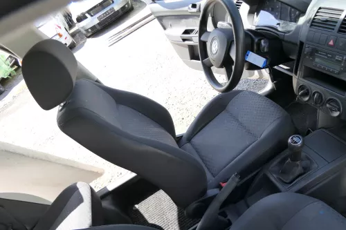 Q655 VW Polo 9N3 9N vorne links Sitz Fahrersitz 4/5-Türer Airbag (170124)