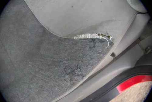 Q653 VW Sharan 7M 7V Sitz vorne links Fahrersitz Lehne Armlehne Camper Bulli Dre (170316)