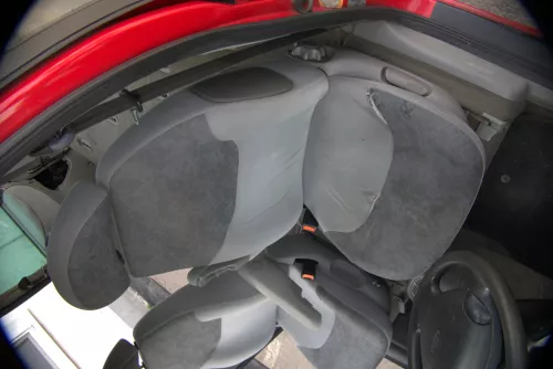 Q653 VW Sharan 7M 7V Sitz vorne links Fahrersitz Lehne Armlehne Camper Bulli Dre (170316)