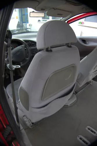 Q653 VW Sharan 7M 7V Sitz vorne links Fahrersitz Lehne Armlehne Camper Bulli Dre (170316)