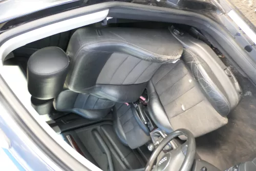 Q694 A6 4B Kombi Sitz vorne links Fahrersitz elektrisch Leder Ledersitz Allroad (171424)