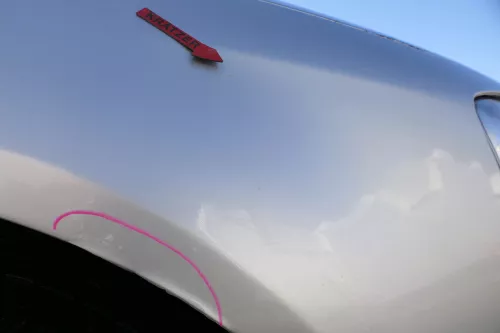 Passat 3C B6 Kotflügel vorne rechts 3C0821022 reflexsilber LA7W silber - BILDER! (174026)