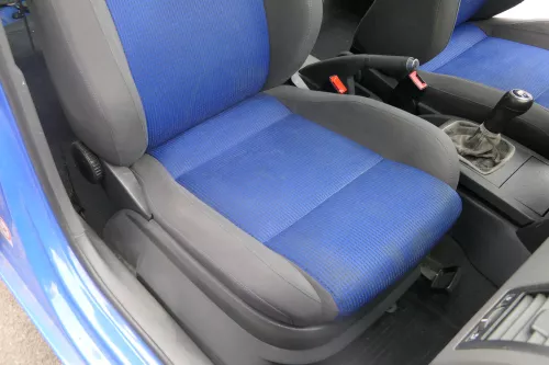 Q963 VW Polo 9N3 9N vorne links Sitz Fahrersitz 4/5-Türer - SHZ Sitzheizung blau (182738)