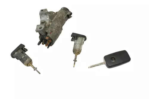 VW Golf 4 Bora Zündschloß + 2x Türschloß links 1x Schlüssel Funkschlüssel Funk (183883)