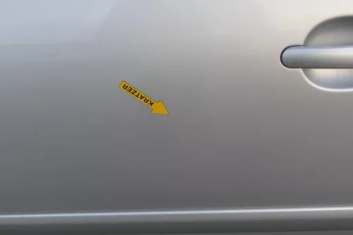 VW Polo 9N 9N3 Tür vorne links Fahrertür silber grau LA7W 4/5-Türer ohneAnbautei (201774)