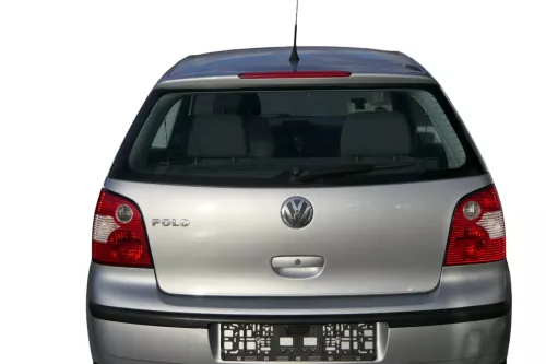 VW Polo 9N3 9N Heckklappe Kofferraumklappe Klappe silber LA7W grau - Scheibe