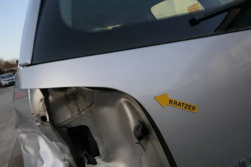 VW Polo 9N3 9N Heckklappe Kofferraumklappe Klappe silber LA7W grau - Scheibe (201777)