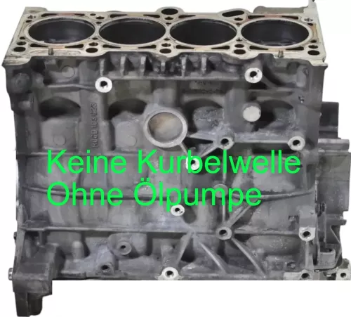 VW Passat Golf Block von Motor BVX BVY BVZ 2,0 FSI - OHNE Kurbelwelle (201582)