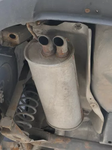 VW Golf 4 1J Bora Octavia Auspuff Endtop Rohr hinten 1,9 TDI AGR AHF ALH ATD AS