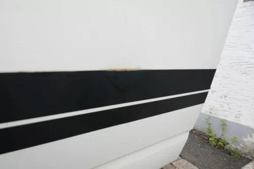 VW T4 Tür vorne links Fahrertür Caravelle Multiavan weiß R902 -ohne Anbaute (177139)