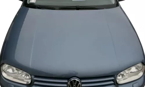 VW Golf 4 Motorhaube Haube Klappe vorne blau LD5X