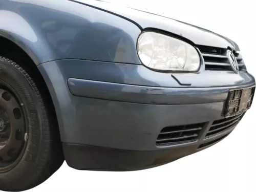 VW Golf 4 Stoßstange vorne Frontstoßstange Stoßfänger blau LD5X SWR -ohne Kappen (201856)