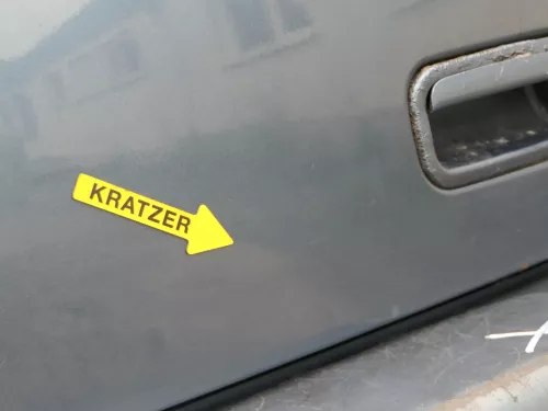 Golf 4 Limousine Heckklappe Kofferraumklappe Klappe hinten blau LD5X -ohneAnb (201862)
