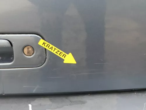 Golf 4 Limousine Heckklappe Kofferraumklappe Klappe hinten blau LD5X -ohneAnb (201862)