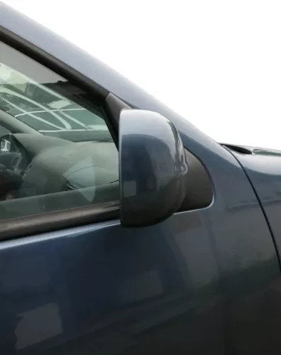 VW Golf 4 Bora manueller Spiegel vorne rechts Außenspiegel blau LD5X (201864)