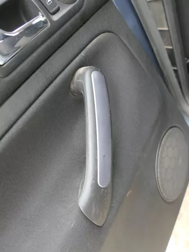 Golf 4 Bora Mittelkonsole Verkleidung um Radio 1j1858069G Dekor grau Türgriff (201871)