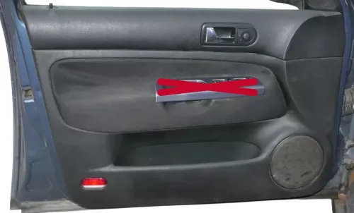 1x Golf 4 Bora Türverkleidung Verkleidung Tür vorne links 4/5-Türer schwarz
