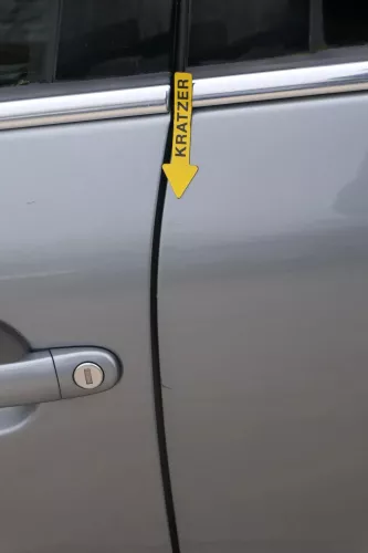 VW Passat 3B 3BG Kombi Variant Tür hinten links grau LD7W + Scheibe (201886)