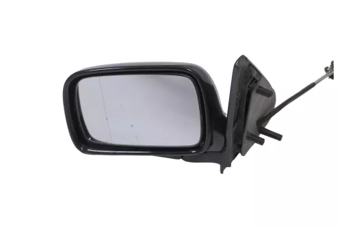 VW Polo 6N manueller manuell Spiegel Außenspiegel links mit Glas schwarz LC9Z (201895)
