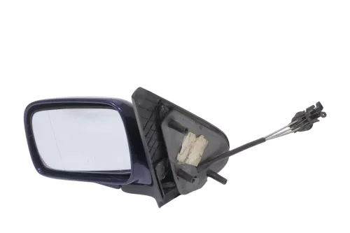 VW Polo 6N manueller manuell Spiegel Außenspiegel links blau LB5N & Glas (201903)