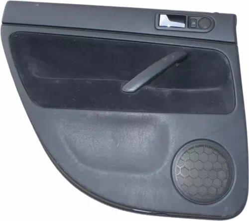 1x Passat 3B 3BG Türverkleidung Verkleidung Tür hinten links schwarz Velour