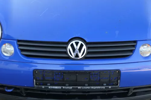 VW Lupo 6X Kühlergrill Grillleiste vorne Leiste blau LW5Z (201963)