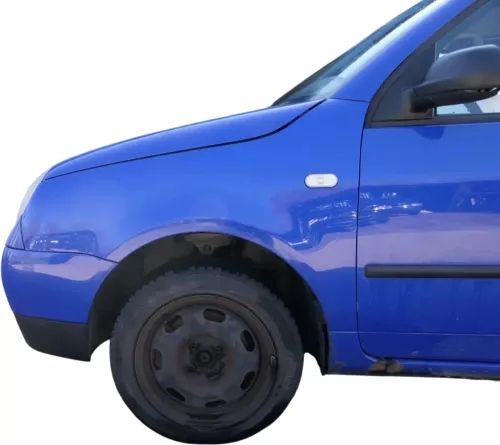 VW Lupo 6X Kotflügel vorne links blau LW5Z