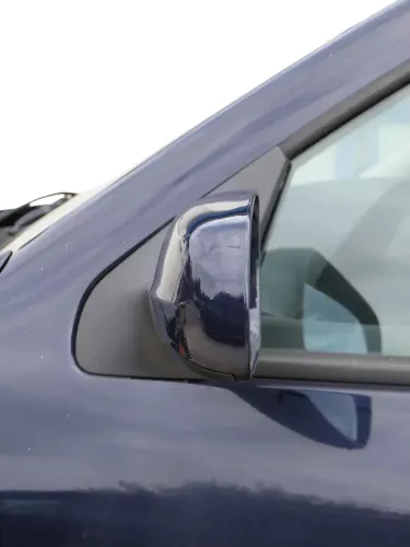 VW Golf 4 Bora elektrischer Spiegel vorne links Außenspiegel blau LC5H & Glas (201984)